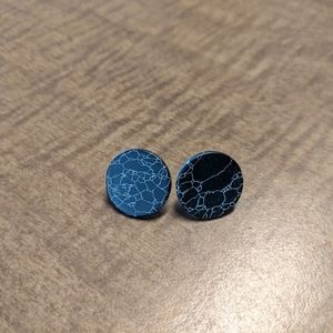 Black Stud Earrings